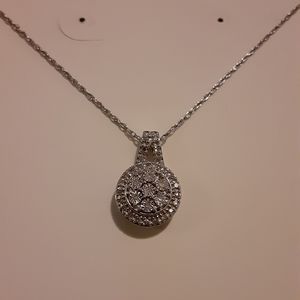 Sterling Dimond Necklace